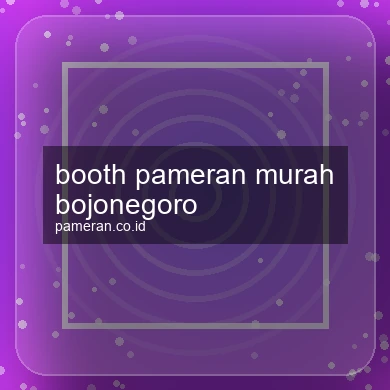 Booth Pameran Murah Bojonegoro