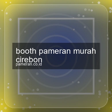 Booth Pameran Murah Cirebon