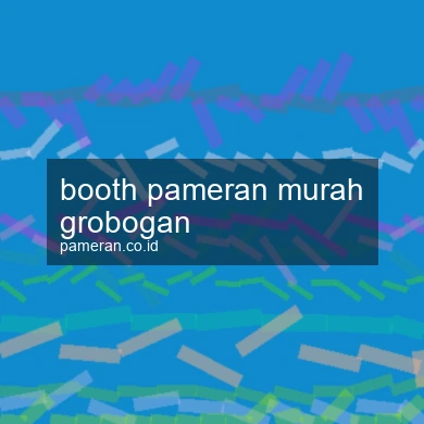 Booth Pameran Murah Grobogan