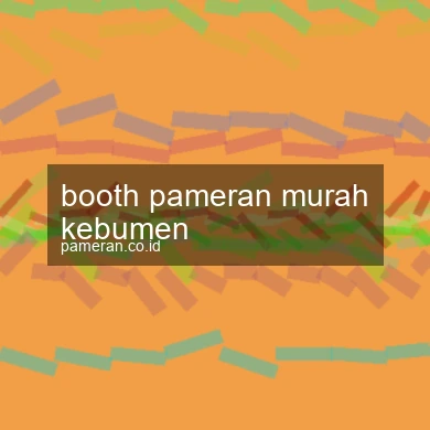 Booth Pameran Murah Kebumen