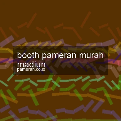 Booth Pameran Murah Madiun
