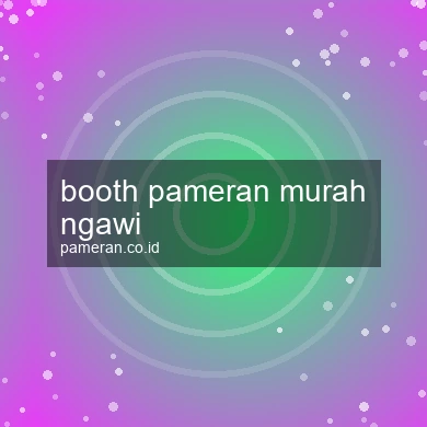 Booth Pameran Murah Ngawi