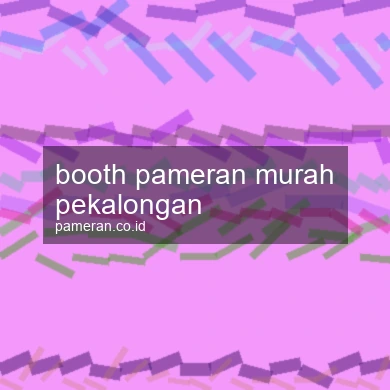 Booth Pameran Murah Pekalongan