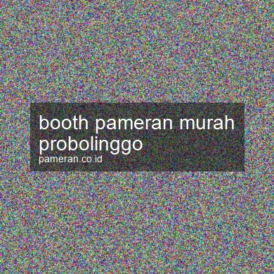 Booth Pameran Murah Probolinggo