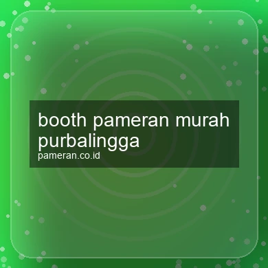 Booth Pameran Murah Purbalingga