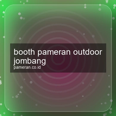 Booth Pameran Outdoor Jombang