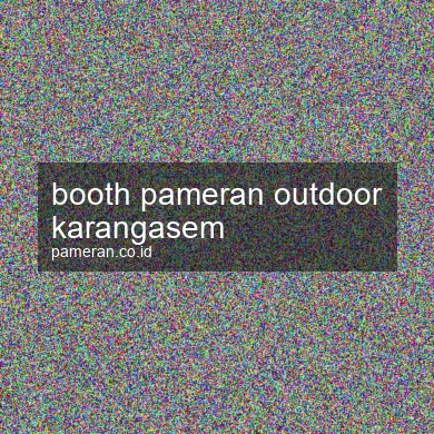 Booth Pameran Outdoor Karangasem