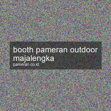 Booth Pameran Outdoor Majalengka