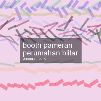 Booth Pameran Perumahan Blitar