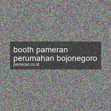 Booth Pameran Perumahan Bojonegoro