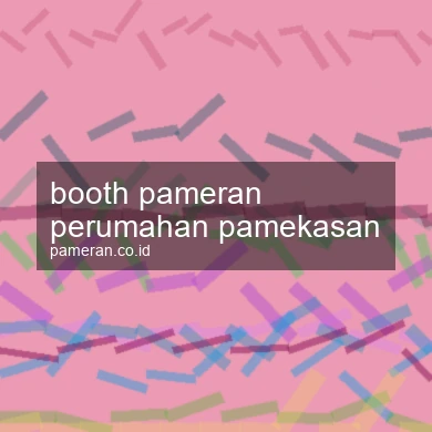 Booth Pameran Perumahan Pamekasan