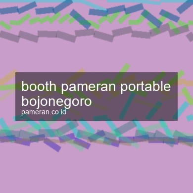 Booth Pameran Portable Bojonegoro