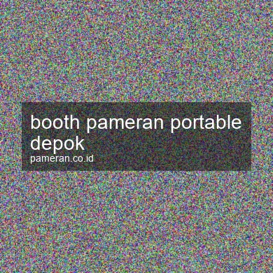 Booth Pameran Portable Depok