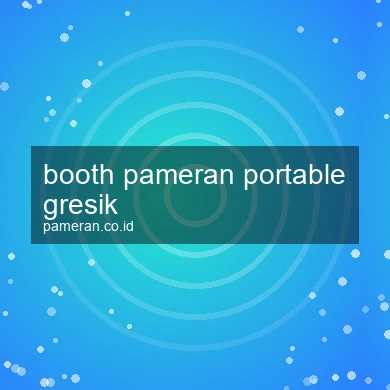 Booth Pameran Portable Gresik