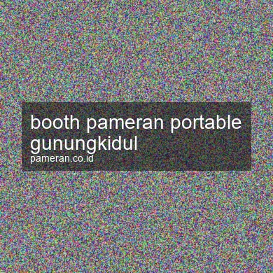 Booth Pameran Portable Gunungkidul