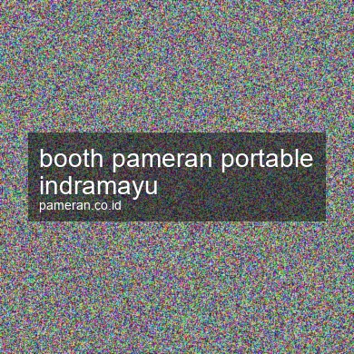 Booth Pameran Portable Indramayu