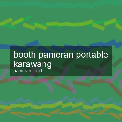 Booth Pameran Portable Karawang