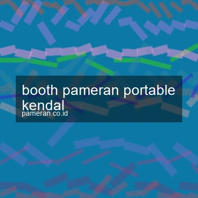 Booth Pameran Portable Kendal