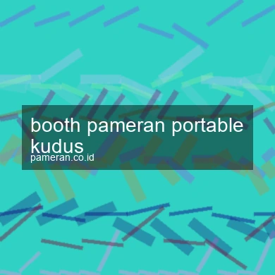 Booth Pameran Portable Kudus