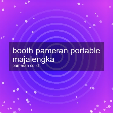 Booth Pameran Portable Majalengka