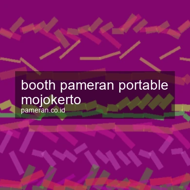 Booth Pameran Portable Mojokerto