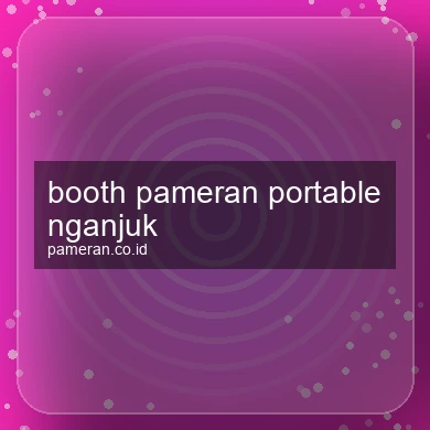 Booth Pameran Portable Nganjuk