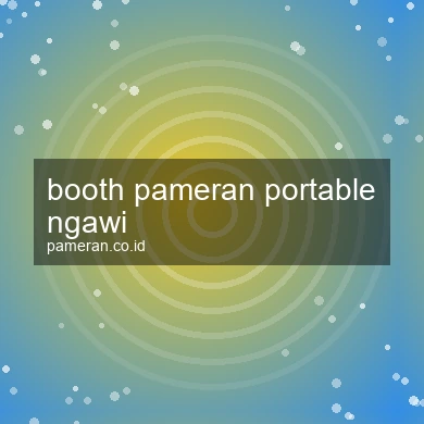 Booth Pameran Portable Ngawi