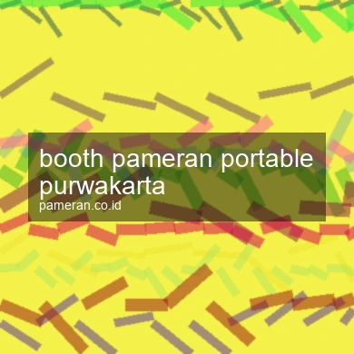 Booth Pameran Portable Purwakarta