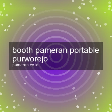 Booth Pameran Portable Purworejo