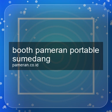 Booth Pameran Portable Sumedang