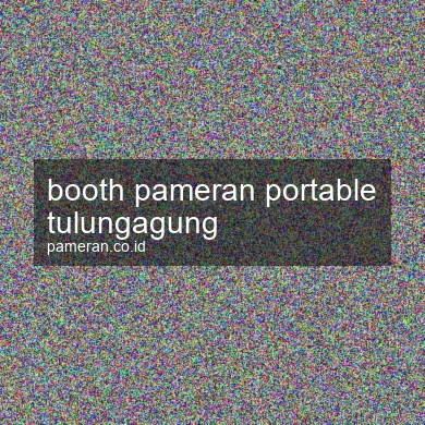 Booth Pameran Portable Tulungagung