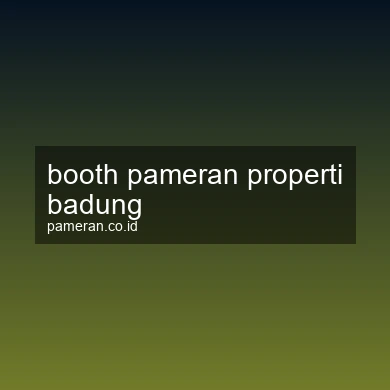 Booth Pameran Properti Badung