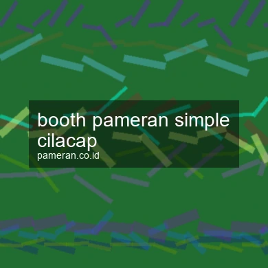 Booth Pameran Simple Cilacap