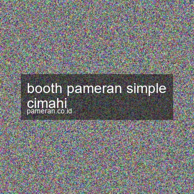 Booth Pameran Simple Cimahi