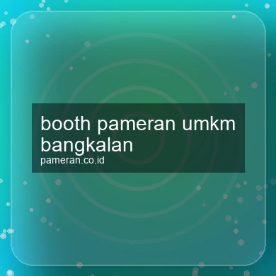 Booth Pameran Umkm Bangkalan