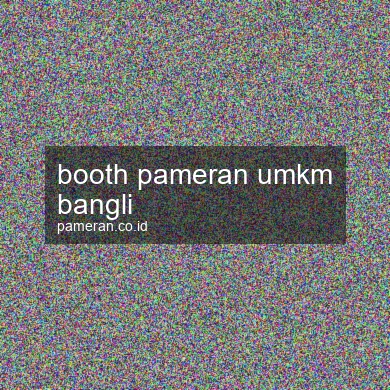 Booth Pameran Umkm Bangli