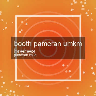 Booth Pameran Umkm Brebes