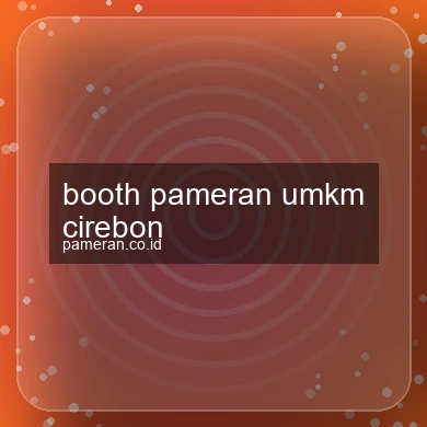 Booth Pameran Umkm Cirebon