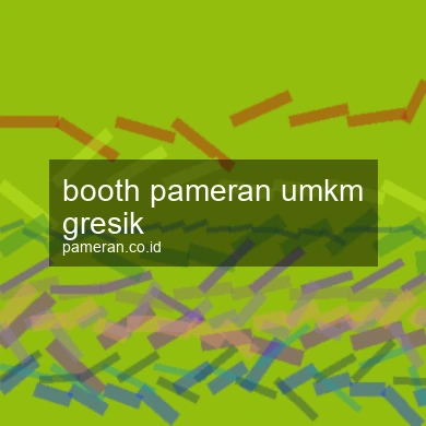 Booth Pameran Umkm Gresik