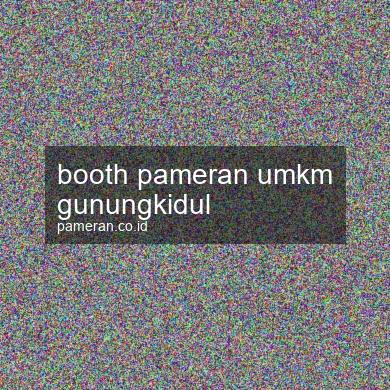 Booth Pameran Umkm Gunungkidul