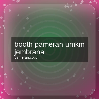 Booth Pameran Umkm Jembrana