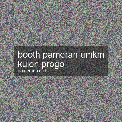 Booth Pameran Umkm Kulon Progo