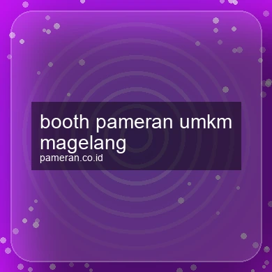 Booth Pameran Umkm Magelang