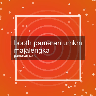 Booth Pameran Umkm Majalengka