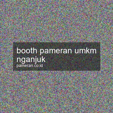 Booth Pameran Umkm Nganjuk