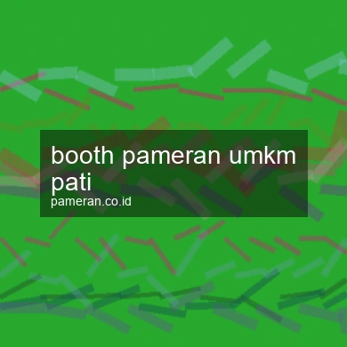 Booth Pameran Umkm Pati