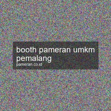 Booth Pameran Umkm Pemalang