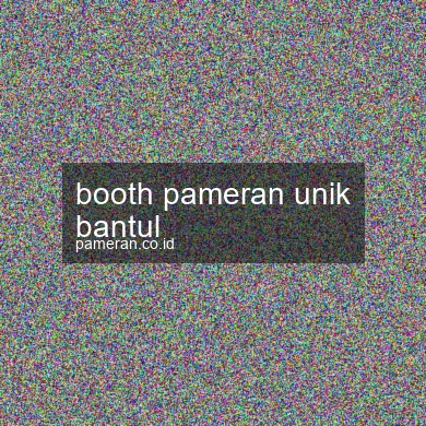 Booth Pameran Unik Bantul
