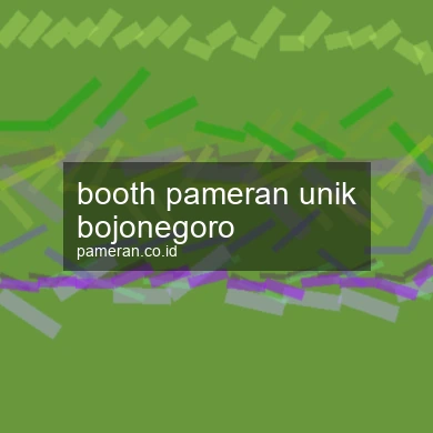 Booth Pameran Unik Bojonegoro