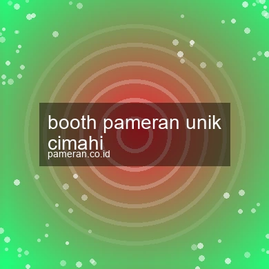 Booth Pameran Unik Cimahi